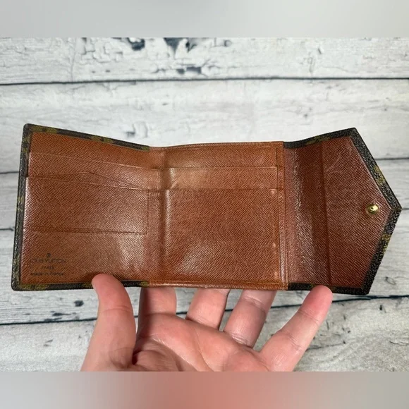 Louis Vuitton Portefeiulle Elise Trifold Wallet Monogram Canvas Leather - Picture 10 of 14